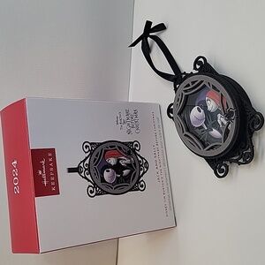 Hallmark 2024 Keepsake Disney Jack and Sally Papercraft Christmas Ornament New